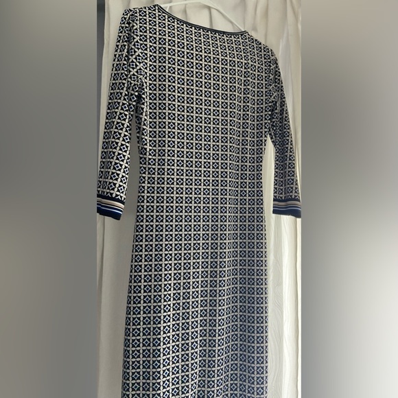 Max Studio dress: royal blue, black and white - Picture 1 of 3